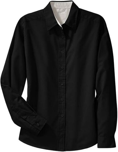 Joe's USA Ladies Long Sleeve Wrinkle Resistant Easy Care Shirts in 28 Colors. Sizes XS-6XL in Saudi Arabia