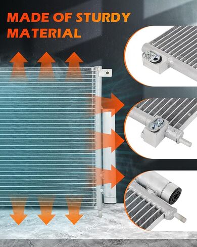 OCPTY A/C AC Condenser Compatible with 2003-2007 for Honda for Accord, Replace 3086, 3086C, CN 3086PFC, CN3086PFC, 7-3086, 7013086, 4770659, HO3030131 Condensers Air Conditioning Condenser in Saudi Arabia