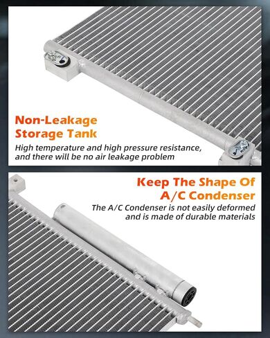 OCPTY A/C AC Condenser Compatible with 2003-2007 for Honda for Accord, Replace 3086, 3086C, CN 3086PFC, CN3086PFC, 7-3086, 7013086, 4770659, HO3030131 Condensers Air Conditioning Condenser in Saudi Arabia