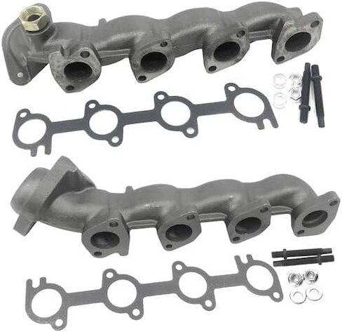 Exhaust Manifold Set of 2 - with Gaskets - Compatible with 1997-1998 Ford F-150 5.4L V8 in Saudi Arabia