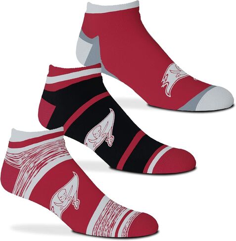 FBF NCAA Mens Cash Ankle Socks-3 Pack-LSU-Large (10-13) in Saudi Arabia