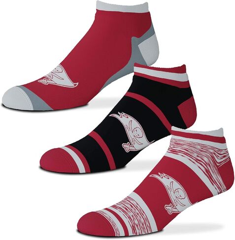 FBF NCAA Mens Cash Ankle Socks-3 Pack-LSU-Large (10-13) in Saudi Arabia