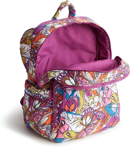 Vera Bradley Women's Featherweight Large Bancroft Backpack, Swirling Poppies, One Size in Saudi Arabia