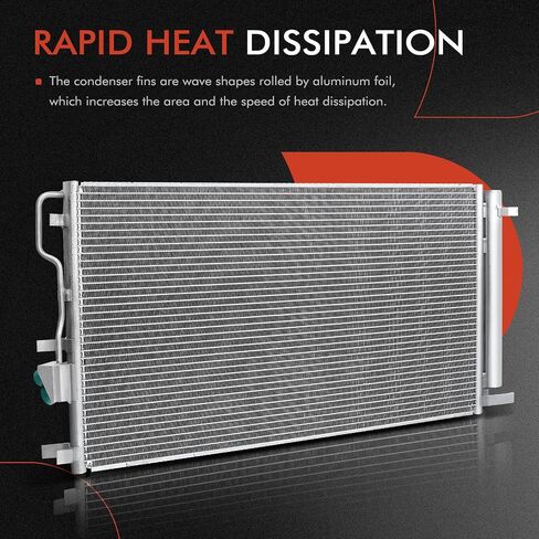 A-Premium Air Conditioning A/C Condenser Compatible with Subaru Crosstrek 2018 2019 2020 2021, 2.0L 2.5L, Replace# 73210FL100 in Saudi Arabia