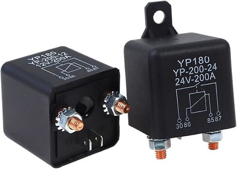 High Current 4 Pin Car Relay 12V 24V 200A 120A 100A Car Truck Motor Automotive Relay Continuous Type Automotive Car Relays(24V 200A) in Saudi Arabia