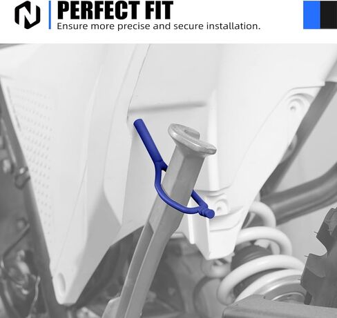 NICECNC برتقالي 145 مم حزام بطارية مطاطي حزام بطارية مرن متوافق مع KTM 125-500 EXC/EXC-F/EXCF ستة أيام/XC/XCW/XC-W/XCW TPI/XCW ستة أيام/XCF/XCF-W/ 1998-2022 انظر الإعداد in Saudi Arabia