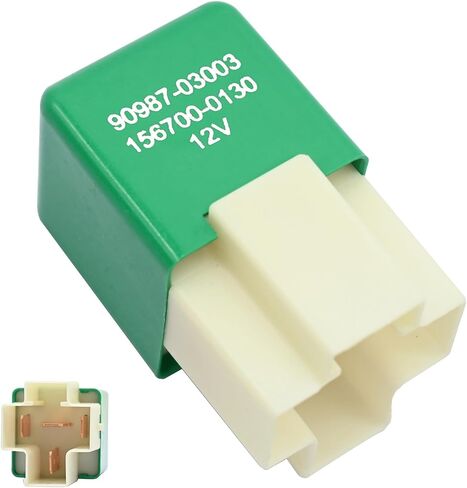 90987-03003 156700-0130 Fuel Pump AC Coolant Fan Relay Fit for Toyota Camry Vibe IS250 IS350 LS460 is F GS300 GS430 LS430 GS350 GS450h IS300 LS600h SC430 GS460 ES300, 12V 20A 4 Pins in Saudi Arabia