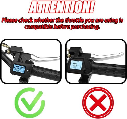 Ebike Speedometer Throttle,with M Button Version Integrated Display Throttle,Compatible with Tutto Tutti Soleil 01 Electric Motorcycle in Saudi Arabia