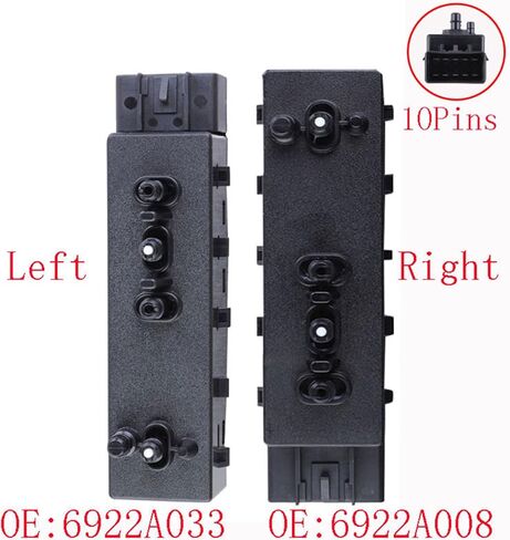 NIKLE Power Seat Adjustment Switch for Mitsubishi Outlander ASX Lancer Evolution, 6922A008/6922A033 Power Seat Switch in Saudi Arabia