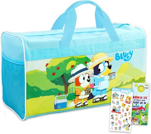 مجموعة حقائب بلوي دفل للأطفال - حزمة مع حقيبة سفر بلوي، وملصقات، والمزيد | مجموعة أنشطة السفر للأطفال للأولاد والبنات in Kuwait