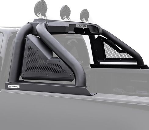 Go Rhino Sport Bar 2.0 w/Mounting for up to 6" Individual Lights & LED Light Bars up to 40" | Mild Steel, Textured Black | 915000T | Fits 2016-2023 Toyota Tacoma & Others (See Description) in Saudi Arabia