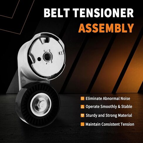 Drive Belt Tensioner and Idler Pulley Kit Fit for Dodge Grand Caravan/Avenger/Journey, for Chrysler 200/Town&Country, Ram C/V 3.6L V6 Engine, Replace# 39282, 38082, 6PK1955 in Saudi Arabia
