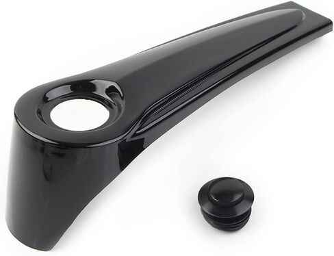 GZYF Bright Black Stretched Panel Dash Oil Fuel Console with Gas Tank Cap Cover for Harley 1986-2007 Electra Glide, Ultra Glide, Street Glide, Road Glide in Saudi Arabia