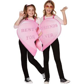 Spirit Halloween Kids BFF Candy Heart Costume | Couples Costumes | Valentine's Day Candy Suit in Kuwait