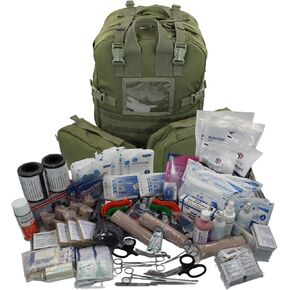 Luminary Stomp Medical Backpack Fully Stocked First Aid Trauma Kit Special Operations Pack Medical Bug Out Bag for EMS/EMT First Responders Preppers (Tactical Black) in Saudi Arabia