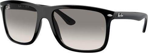Ray-Ban RB4547F Sunglasses Bundle: RB 4547F 601/32 Boyfriend Two Black Clear Grad and Universal Anti-slip Silicone Leash in Saudi Arabia