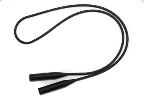 Ray-Ban RB4547F Sunglasses Bundle: RB 4547F 601/32 Boyfriend Two Black Clear Grad and Universal Anti-slip Silicone Leash in Saudi Arabia