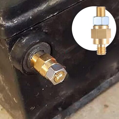 2 حزمة من محول طرف البطارية الجانبي، محول بطارية من الجانب إلى الأعلى، 3/8 بوصة - 16 بطارية، موسع مسمار من النحاس الصلب، مسامير طويلة لملحقات بطاريات السيارات in Saudi Arabia