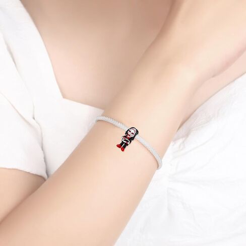 Night Glow Firefly Dangle Charm 925 Sterling Silver Charm Fits Women's Charm Bracelet & Necklace Valentine's Day Mother's Day Jewelry Gifts for Women in Kuwait