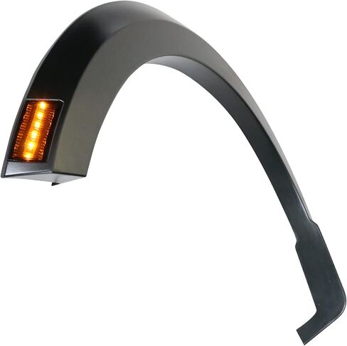IKON MOTORSPORTS, Fender Flares Compatible With 2021-2024 Ford F-150 (Not Fits Raptor and Lightning Models), R Style Wheel Cover Fender Trim Mud Guards 4PC Set Grey PP Injection in Saudi Arabia