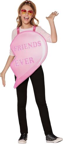 Spirit Halloween Kids BFF Candy Heart Costume | Couples Costumes | Valentine's Day Candy Suit in Kuwait