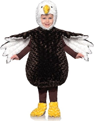 UNDERWRAPS Cute Bald Eagle Three Piece Toddler Costume - Bald Eagle Costume for Kids in Saudi Arabia