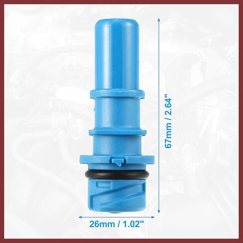 PCV Valve Exhaust Positive Crankcase Ventilation Valve Fittings for Ford E-150 E-250 2007-2014 for Lincoln No.7L3Z6A666A Blue Plastic 111 in Saudi Arabia