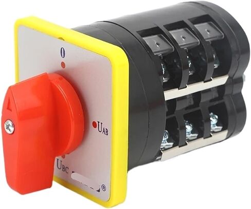 LW5D-16/YH3.3 16A Yellow Panel Three-Phase Voltmeter Conversion Rotary cam Switch in Saudi Arabia