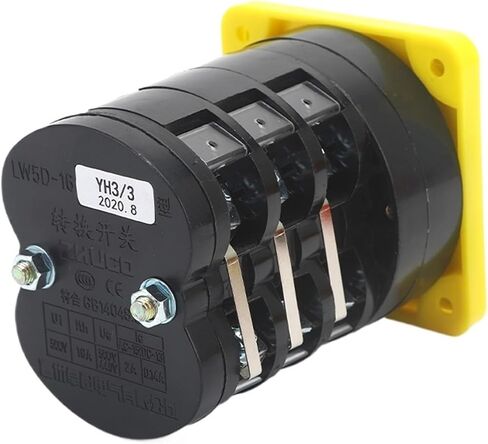 LW5D-16/YH3.3 16A Yellow Panel Three-Phase Voltmeter Conversion Rotary cam Switch in Saudi Arabia