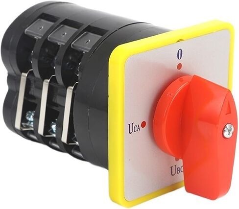 LW5D-16/YH3.3 16A Yellow Panel Three-Phase Voltmeter Conversion Rotary cam Switch in Saudi Arabia