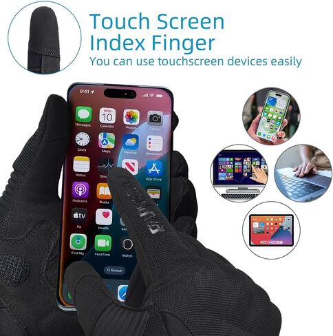 Harssidanzar Motorcycle Gloves Men Full Finger Riding Touchscreen Gloves SM061US in Saudi Arabia