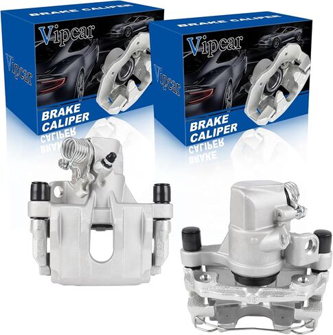 Rear Brake Caliper Assemblies with Brackets – Compatible with 2004–2013 Mazda 3, 2009–2013 Mazda 3 Sport – Rear Driver & Passenger Side – Replaces 19B2954, 19B2955 3M512M089BA in Saudi Arabia