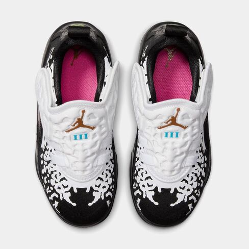 Nike Zion 3 Preschool Basketball Shoes (Black/British Tan/White/Pear) in Saudi Arabia
