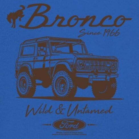 Ford Bronco Wild and Untamed Since 1966 Tank Top Vintage Off-Road 4x4 Adventure Retro Truck Licensed Men's Top in Saudi Arabia