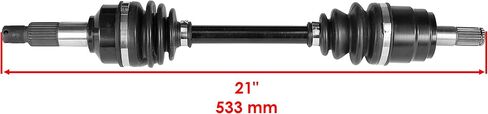 Caltric Front Left and Right Cv Joint Axle Compatible with Honda Trx500Fm Foreman Rubicon 500 4X4 in Saudi Arabia