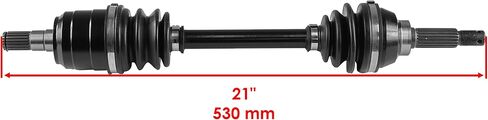 Caltric Front Left Complete Cv Joint Axle Compatible with Suzuki Lt-A750X King Quad 750 Axi 4X4 2008 2009 2011 2012 2013 2014 2015 in Saudi Arabia