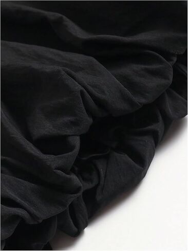 تنورة Verdusa النسائية على شكل حرف A ذات فقاعات كاجوال أنيقة مكشكشة وتنانير طويلة واسعة مع جيوب in Kuwait