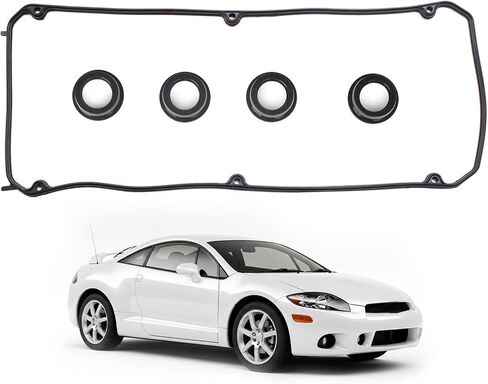 VS50604R Engine Valve Cover Gasket Set Compatible with 2.4L Mitsubishi Outlander Lancer Grandis Eclipse Galant 2004 2005 2006 2007 2008 2009 2010 2011 2012 VS10495 VS50425 MD198128 MN137117 in Saudi Arabia