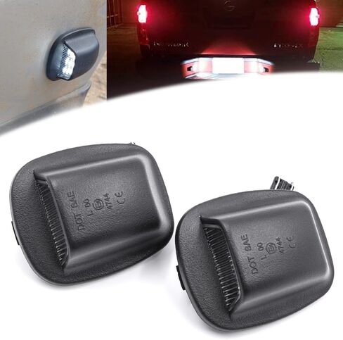 مجموعة مصابيح لوحة الترخيص LED لـ 1999-2004 Nissan Xterra، 1998-2004 Nissan Frontier، مجموعة مصابيح LED بديلة 6000K زينون بيضاء خالية من الأخطاء in Saudi Arabia