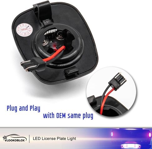 مجموعة مصابيح لوحة الترخيص LED لـ 1999-2004 Nissan Xterra، 1998-2004 Nissan Frontier، مجموعة مصابيح LED بديلة 6000K زينون بيضاء خالية من الأخطاء in Saudi Arabia