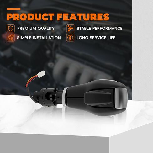 DG9Z-7213-EA Automatic Gear Shift Knob Handle Compatible with Ford Transit 2015-2020 Transit Connect 2018-2020 Fusion 2013-2016 Car Gear Shifter Lever Selector with Button in Saudi Arabia