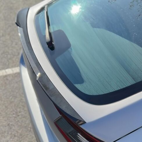 Spoiler Compatible with 2022-2025 Honda Civic Hatchback Trunk Spoiler ABS Lip Spoiler Wing Replacement for 2022 2023 2024 2025 Honda Civic Accessories(Glossy Black) in Saudi Arabia