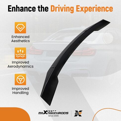 maXpeedingrods Rear Trunk Spoiler Wing for 2021-2025 KIA K5 LX LXS GT EX GT Line, R-Style Duckbill Spoiler, Gloss Black in Saudi Arabia