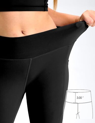 عبوة من 5 سراويل ضيقة رياضية للفتيات مع جيوب، سراويل يوجا بطول الكاحل لملابس أطفال المدارس in Kuwait