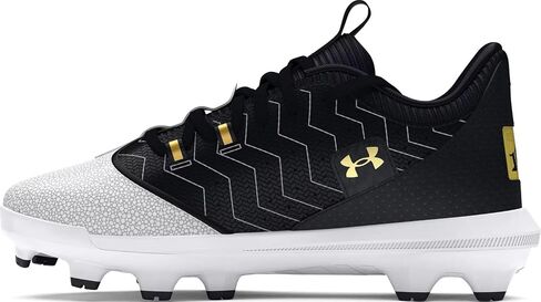 Under Armour Harper 9 TPU JR - Boys' Grade School (White/Metallic Gold/White) in Saudi Arabia