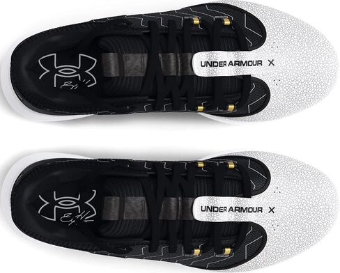 Under Armour Harper 9 TPU JR - Boys' Grade School (White/Metallic Gold/White) in Saudi Arabia