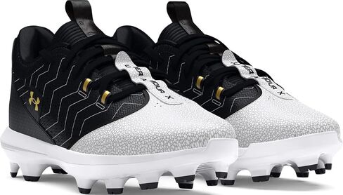 Under Armour Harper 9 TPU JR - Boys' Grade School (White/Metallic Gold/White) in Saudi Arabia