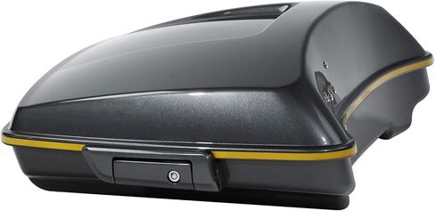 Gold/Black Geometric Shape Fade ABS 5.5" Razor Trunk Fit For Harley 2014-2025 Touring CVO Road King Street Glide Electra Glide Ultra Limited Pack in Saudi Arabia