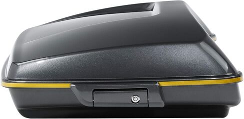 Gold/Black Geometric Shape Fade ABS 5.5" Razor Trunk Fit For Harley 2014-2025 Touring CVO Road King Street Glide Electra Glide Ultra Limited Pack in Saudi Arabia