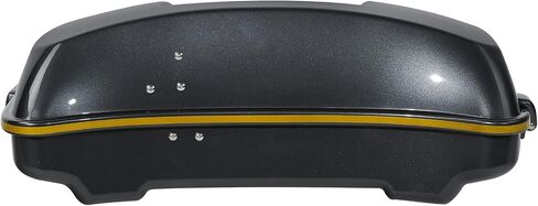 Gold/Black Geometric Shape Fade ABS 5.5" Razor Trunk Fit For Harley 2014-2025 Touring CVO Road King Street Glide Electra Glide Ultra Limited Pack in Saudi Arabia